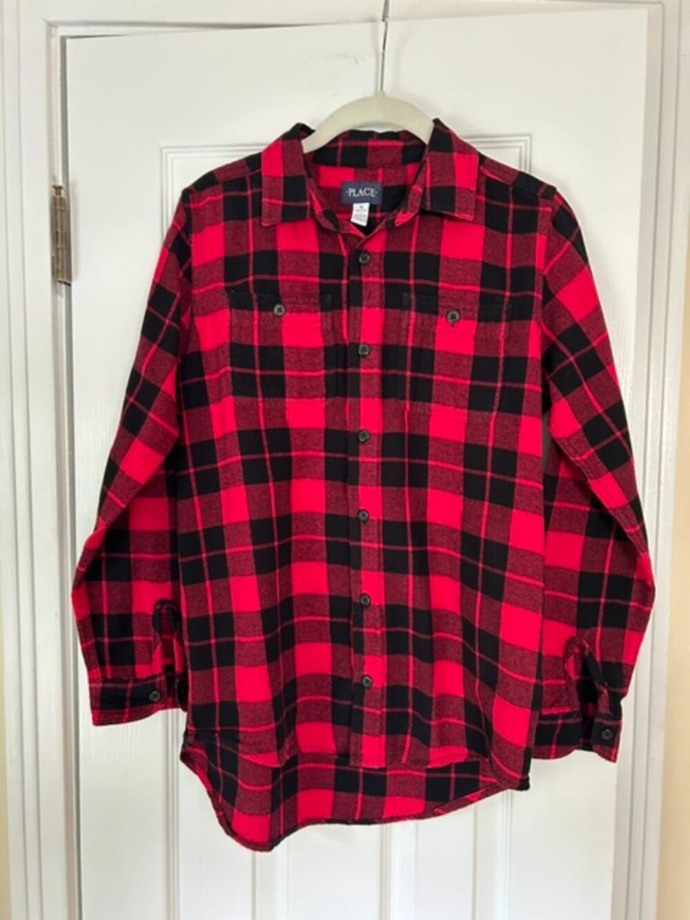 Boys Flannel Button-up Shirt - Size 16